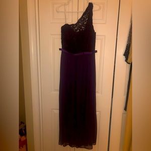Purple formal dress worn once